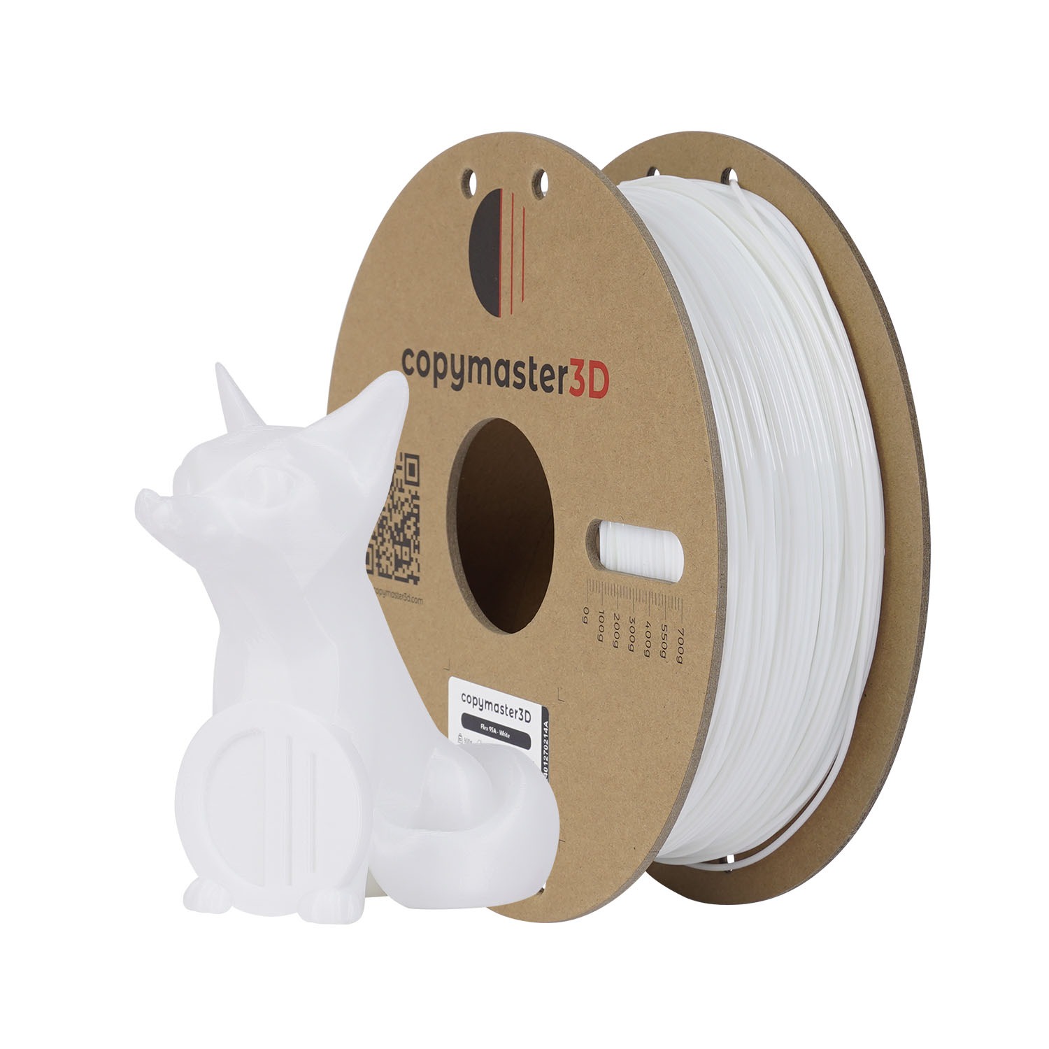 Copymaster3D vitt TPU filament
