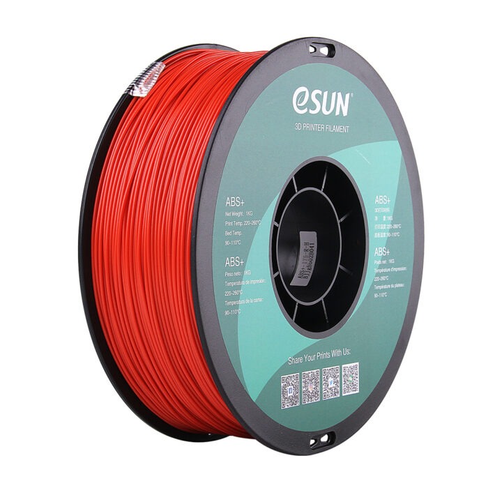 eSun röd abs filament 1kg