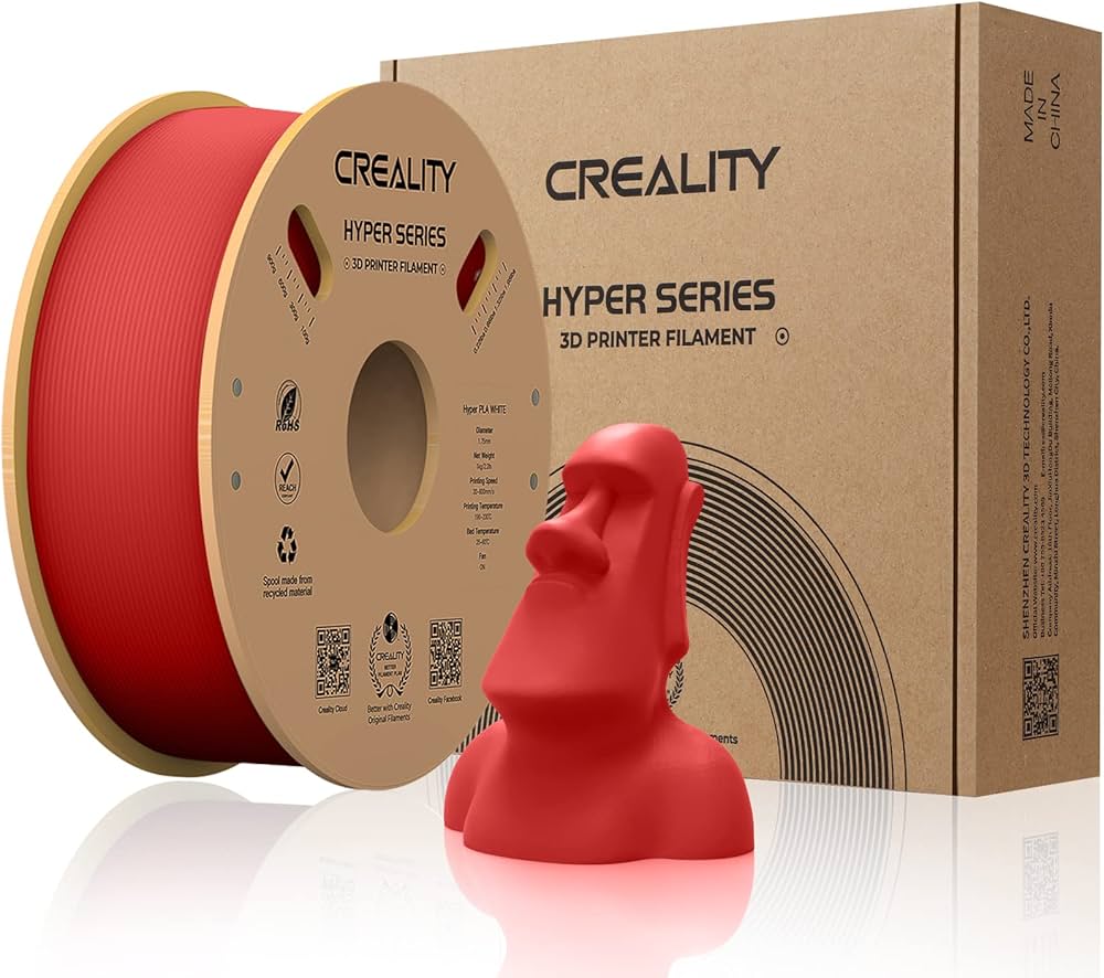 Creality filament hyper PLA röd 1kg 1.75mm