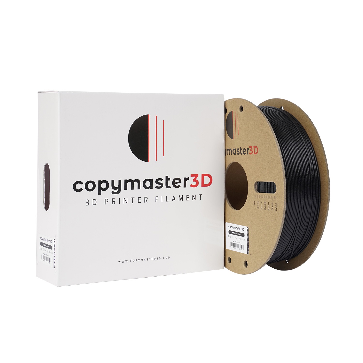 Carbon fiber PETG filament copymaster