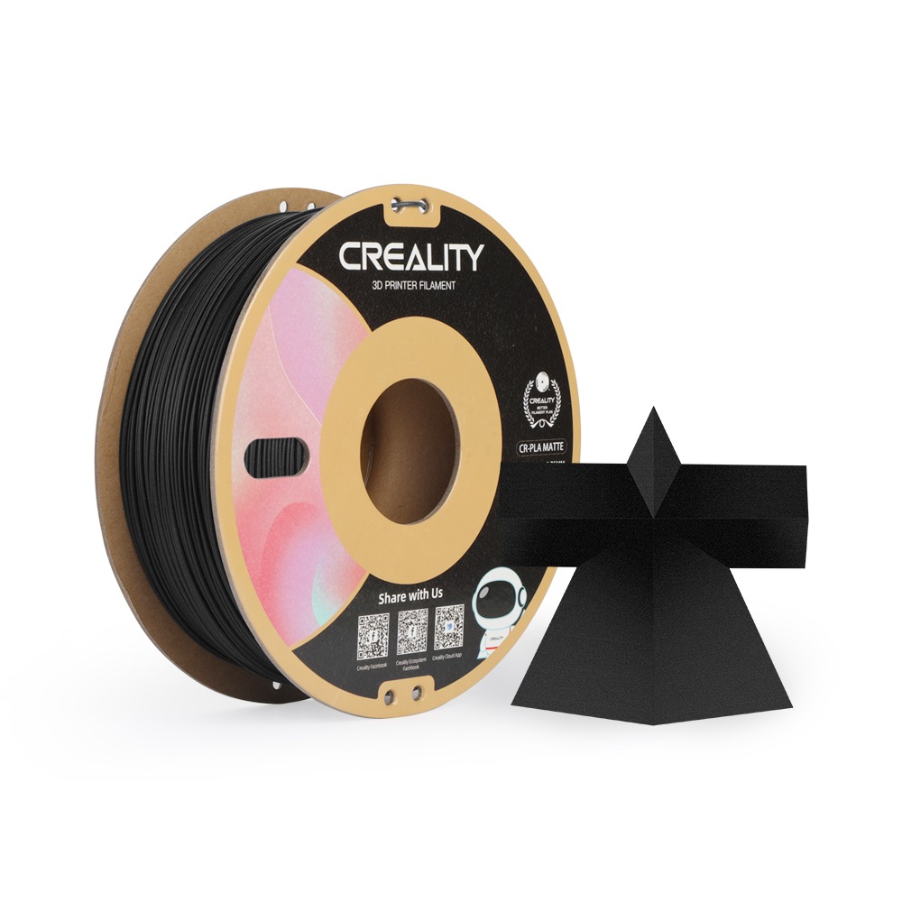 Creality CR-PLA - Matt Svart - 1.75mm - 1kg - Bild 2
