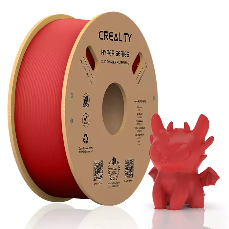 Creality Hyper PLA röd - 1.75mm - 1kg - Bild 3