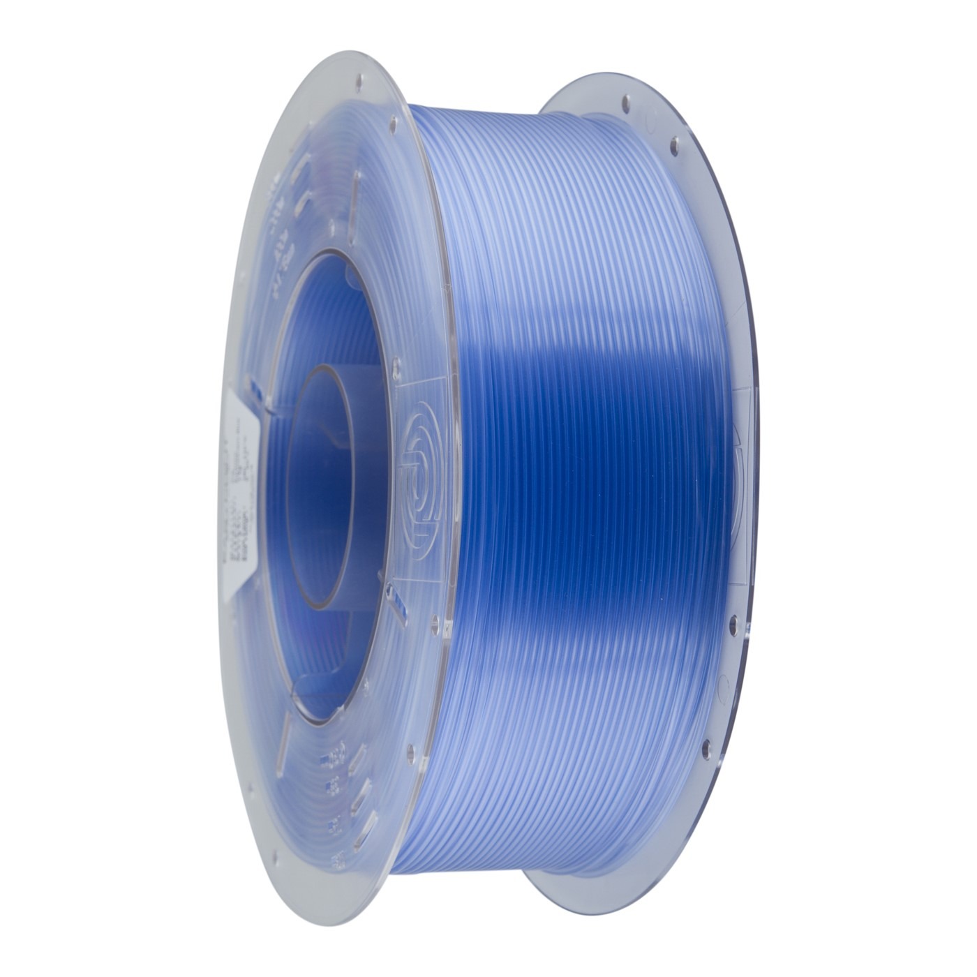 transparent filament PLA blå 1kg 1.75mm