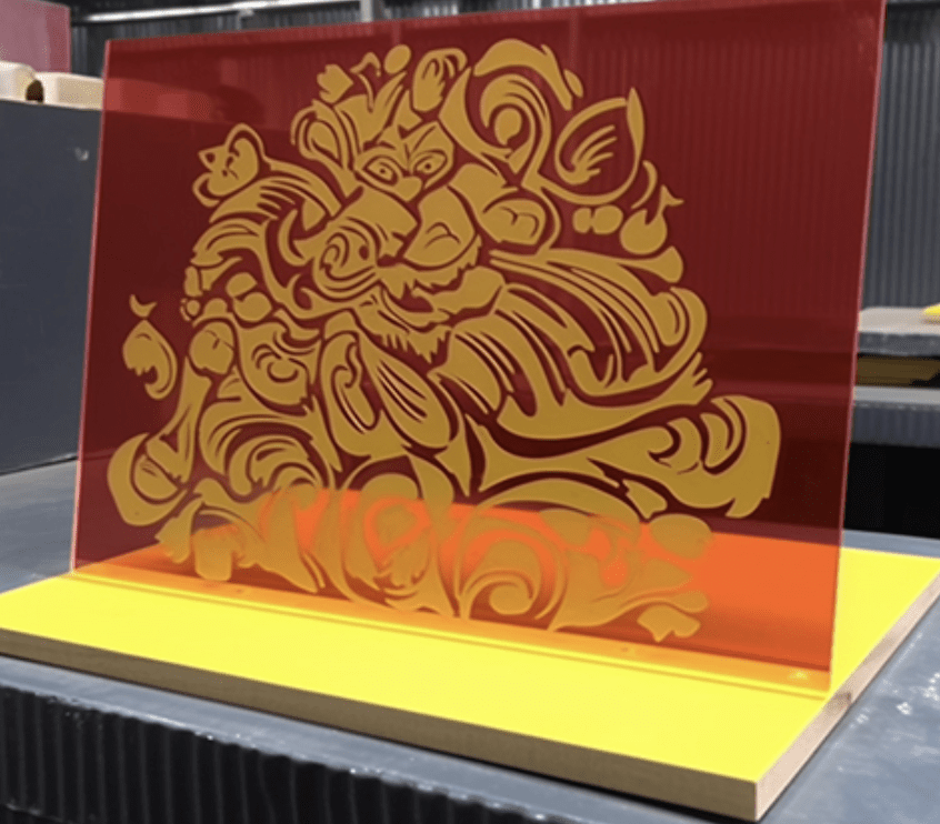 10 pack akrylskivor för gravering / fräsning - Bild 3