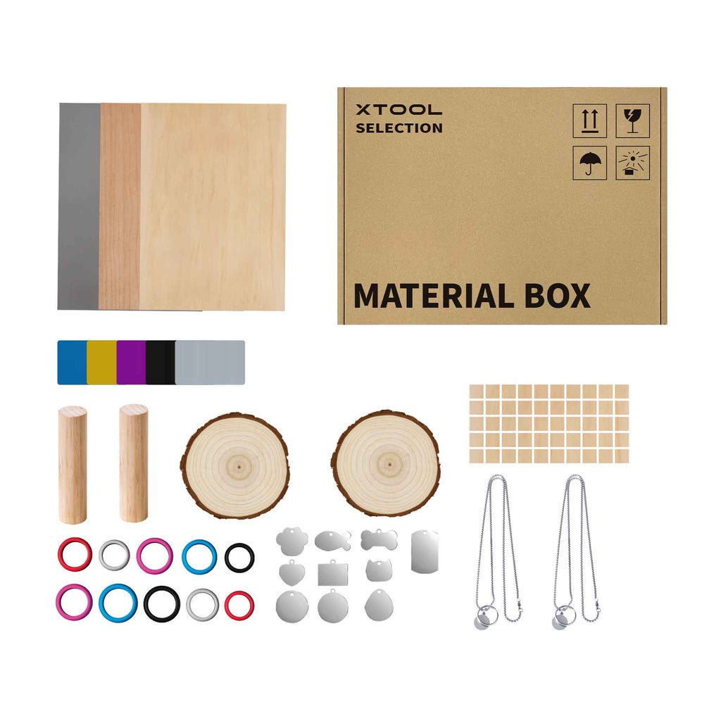 Graveringskit - xTool Material Pack med 10 material