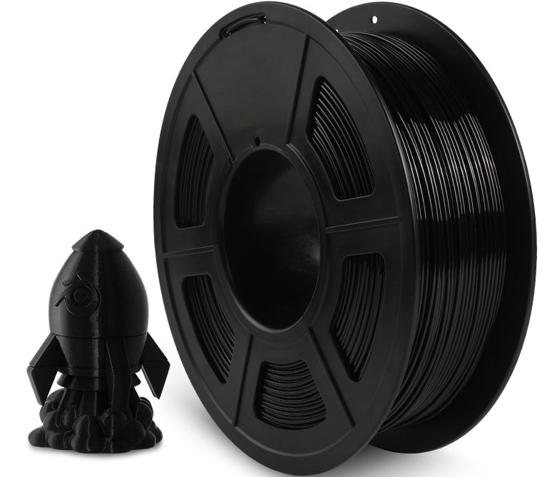 Sunlu PETG Filament - Svart - 1.75mm - 1kg - Bild 2
