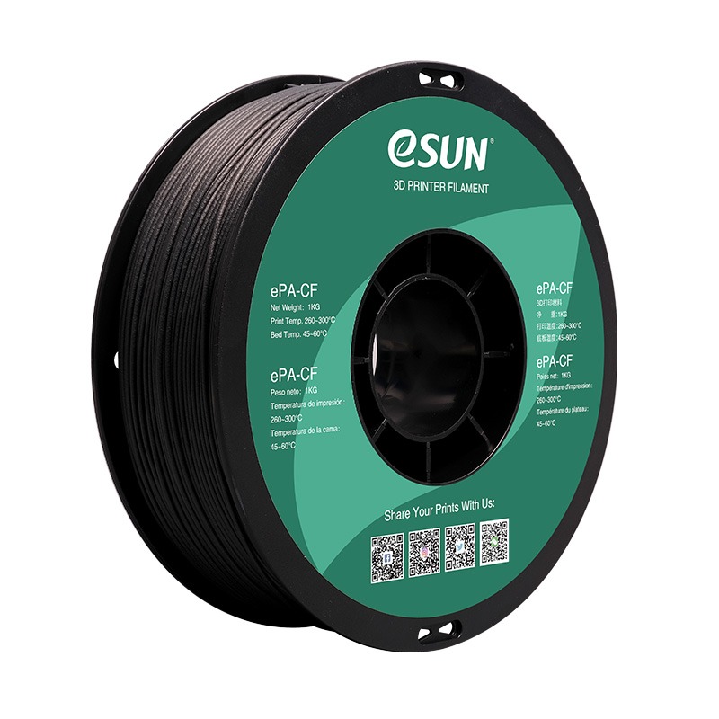 esun nylon filament svart