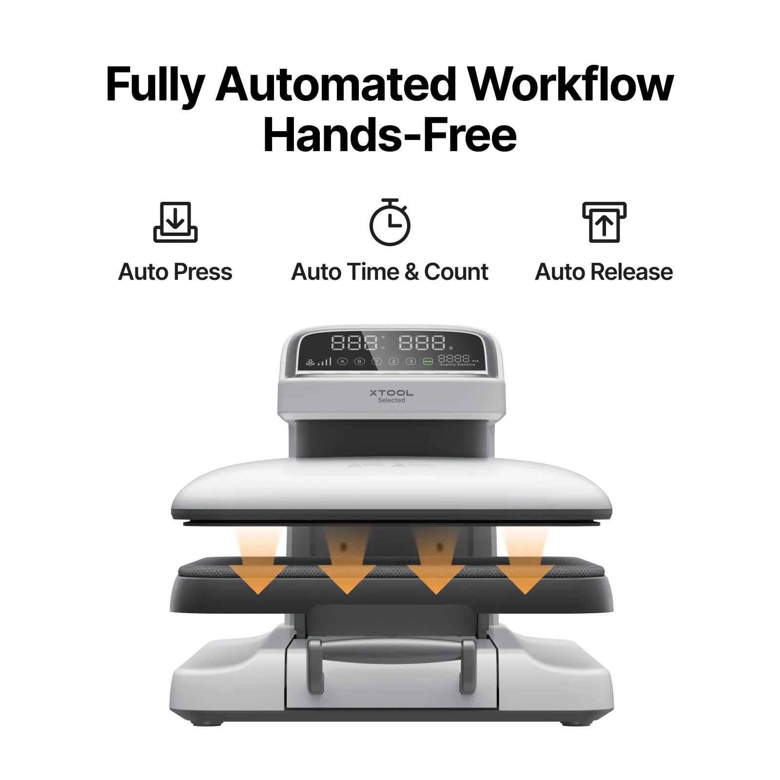 xTool Selected HP2 Auto Heat Press - Automatisk värmepress - Bild 2