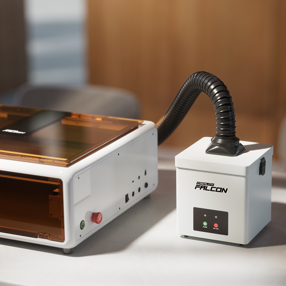 Creality Falcon Desktop Smoke Purifier rökrenare för laserskärare